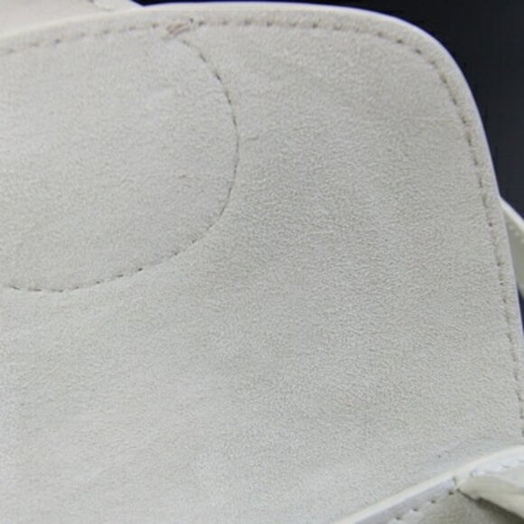 CHRISTIAN DIOR White Leather Pochette Shoulder Bag - Picture 7 of 8